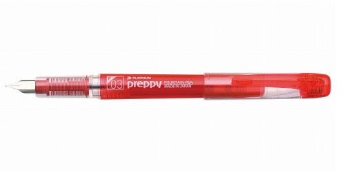 Pióro wieczne Platinum Preppy czerwone.jpg