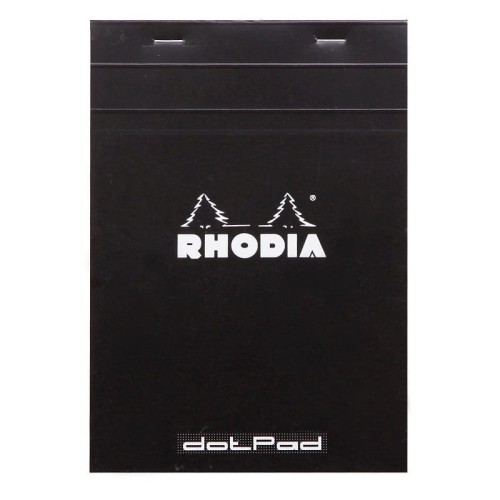 Notatnik Rhodia nr 16 A5 kropki czarny.jpg