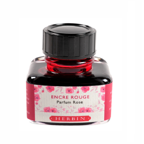 Atrament J. Herbin Les Subtiles Encre Rouge perfumowany różany 30 ml.png