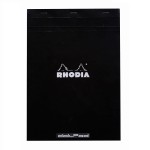Notatnik Rhodia nr 18 A4 kropki czarny