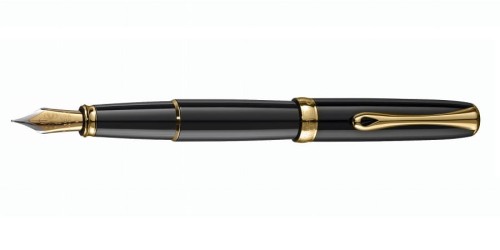 Pióro wieczne Dilpomat Excellence A2 Black Lacquer Gold.jpg