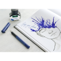 Atrament Faber-Castell niebieski 30 ml prezentacja.png