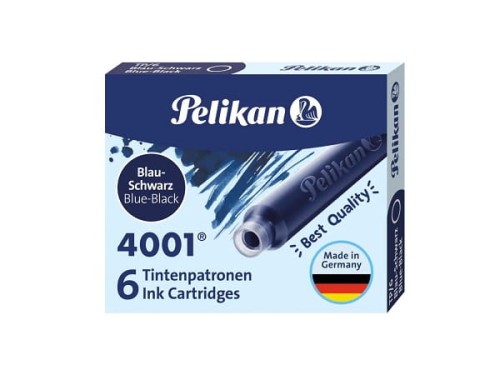 Naboje do piór wiecznych Pelikan 4001 TP6 granatowe.jpg