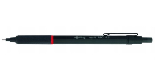 Ołówek automatyczny Rotring rapid pro 0,5 mm czarny.jpg