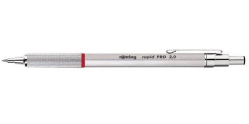 Ołówek automatyczny Rotring rapid pro 2 mm srebrny.jpg