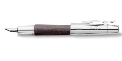 Pióro wieczne Faber-Castell E-motion Pearwood Black.jpg