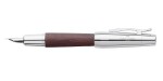 Pióro wieczne Faber-Castell E-motion Pearwood Dark Brown