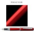 Pióro wieczne Platinum Procyon Carmine Red kolor.jpg