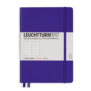 Notatnik Leuchtturm1917 Medium A5 Purple twarda okładka