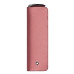Etui Montblanc Sartorial Blush różowe pojedyncze zamykane na zamek
