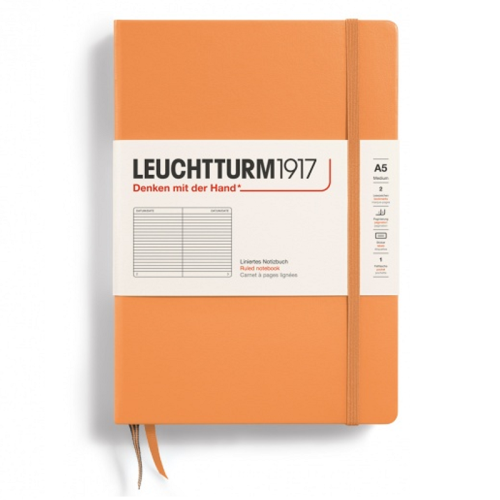 Notatnik Leuchtturm1917 Medium A5 Apricot morelowy.png