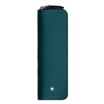  Etui Montblanc Sartorial Cyprus Blue niebieskie pojedyncze zamykane na zamek