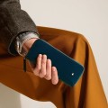 Etui Montblanc Sartorial Cyprus Blue niebieskie pojedyncze zamykane na zamek prezentacja.jpg