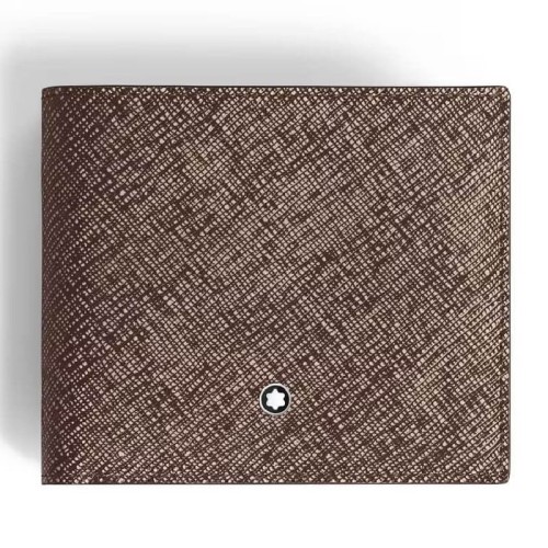 Portfel Montblanc Sartorial 8cc Gravel brązowy.jpg