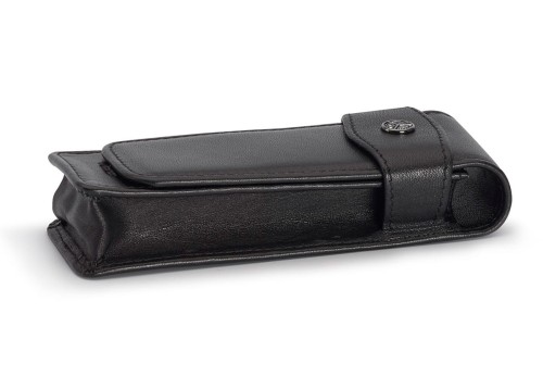Etui Kaweco Sport podwójne skórzene czarne z klapką.jpg