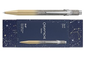 Długopis Caran d'Ache 849 Cosmic Blue Dore edycja specjalna
