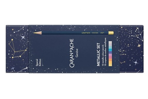 Kredki Caran d'Ache Cosmic Blue edycja specjalna
