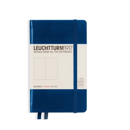 Notes Leuchtturm1917 Pocket A6 gładki granatowy twarda oprawa - NAVY.jpg