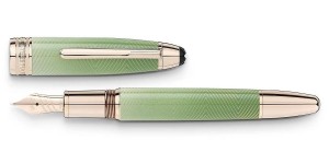 Pióro wieczne Montblanc Meisterstuck Calligraphy Solitaire Celadon Dégradé Curved