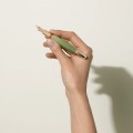 Pióro wieczne Montblanc Meisterstuck Calligraphy Solitaire Celadon Dégradé Curved prezentacja.jpg