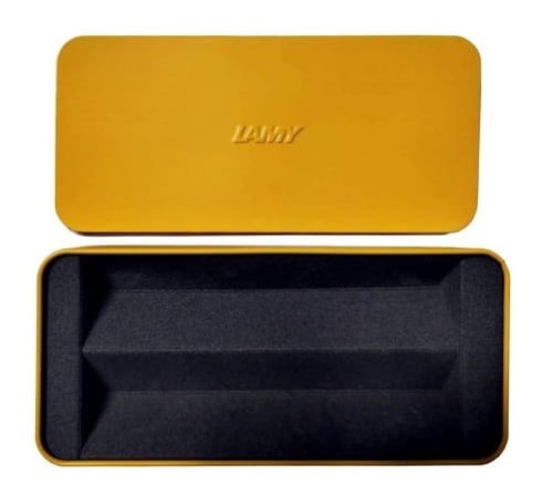Piórnik Lamy metalowy podwójny potrójny candy mango.jpg