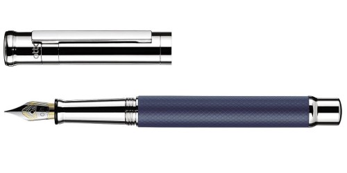 Pióro wieczne Otto Hutt Design 04 Checkered Blue Matte.jpg