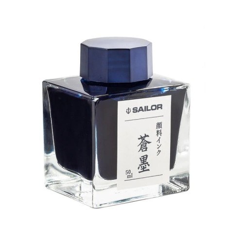 Atrament Sailor Souboku Pigmented Blue Blue granatowy 50 ml.jpg