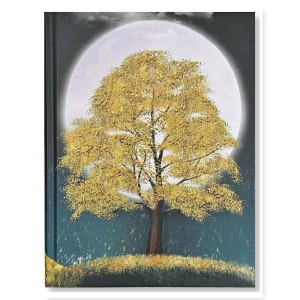 Notatnik Peter Pauper Press Bookbound Pozłacane drzewo nocą