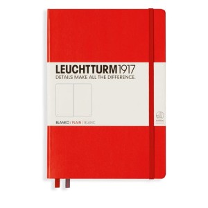 Notatnik Leuchtturm1917 Medium A5 Red twarda okładka