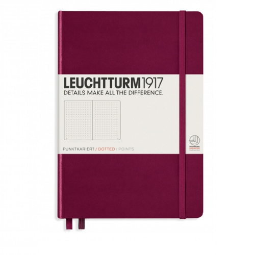 Notatnik Leuchtturm1917 A5 Port Red.jpg