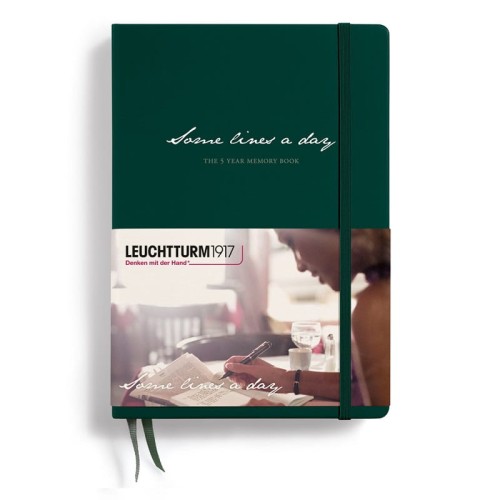 Notatnik Leuchtturm1917 A5 Some lines a day Forest Green.jpg