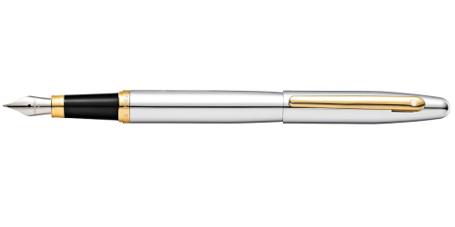 Pióro wieczne Sheaffer VFM Chome Gold.png