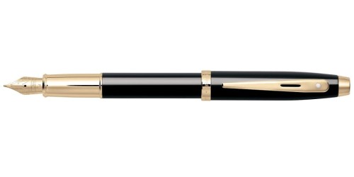 Pióro wieczne Sheaffer 100 Glossy Black Gold.jpg