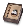 Zestaw pióro wieczne Sheaffer 100 Coffee Edition i atrament.jpg