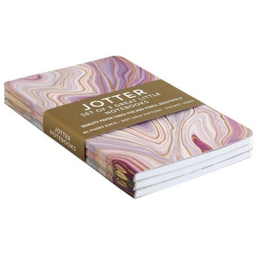 Notatniki Peter Pauper Press Jotter Agat 3 sztuki.jpg