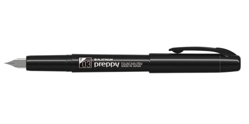 Pióro wieczne Platinum Preppy Black Edition F edycja specjalna.jpg