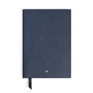 Notatnik Montblanc Saffiano Blue niebieski w linie 