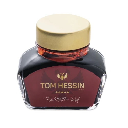 Atrament Tom Hessin czerwony Exhibition Red 30 ml.jpg