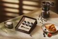 Zestaw pióro wieczne Sheaffer 100 Coffee Edition z trzema atramentami Sheaffer Skrip 10 ml prezentacja.jpg