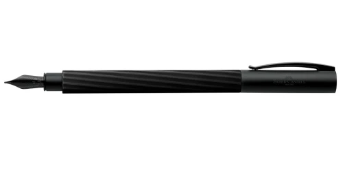 Pióro wieczne Faber-Castell Ambition Italic Obsidian Black.jpg