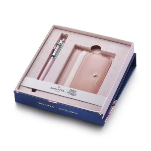 Zestaw długopis Sheaffer Sentinel Pink Emily in Paris i wizytownik