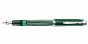 Pióro wieczne Pelikan Souveran M815 Metal Striped Green edycja specjalna 