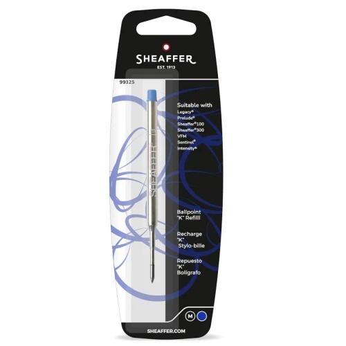 Wkład do długopisu Sheaffer niebieski M.jpg
