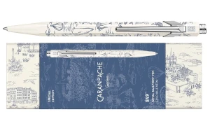 Długopis Caran d'Ache 849 Toile de Jouy White z etui edycja specjalna