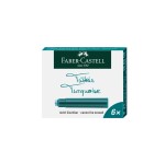 Naboje Faber-Castell turkusowe 6 szt.