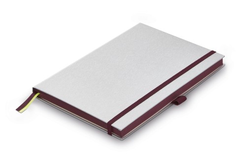 notes Lamy w twardej oprawie srebrno-purpurowy A5.jpg