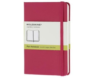 Moleskine Magenta (różowy) mały (pocket) w twardej oprawie gładki