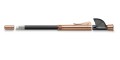 Ołówek Graf von Faber-Castell Perfect Pencil black rose gold otwarty.jpg