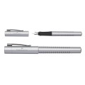 Pióro wieczne Faber-Castell Grip 2011 srebrne kaligrafia.jpg