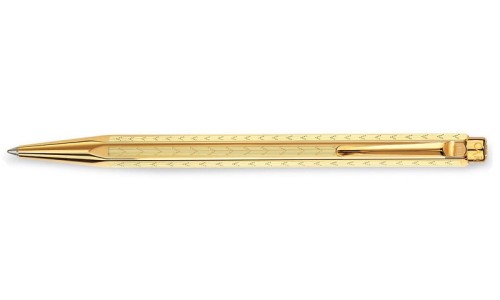 Długopis Caran d'Ache Ecridor Chevron Gold.jpg
